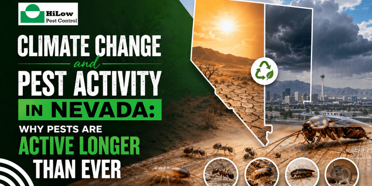 Climate Change and Pest Activity in Nevada: Why Pests Are Active Longer Than Ever